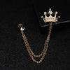 Men's Tassel Brooch Suit Pin Collar